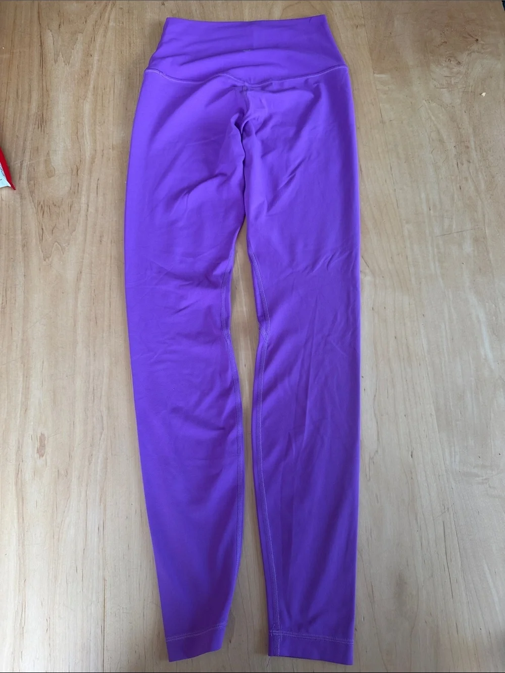 Lululemon Purple High-Waist Athletic Leggings